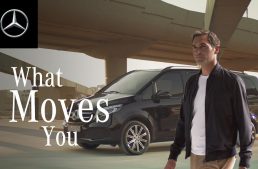 Roger Federer and the Mercedes-Benz V-Class: “Time is funny”