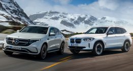 First comparison Mercedes EQC vs BMW iX3