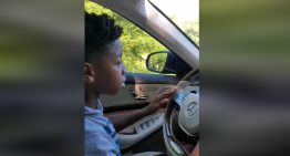 11-year old kid drives sick grandma home in Mercedes-Benz S-Class