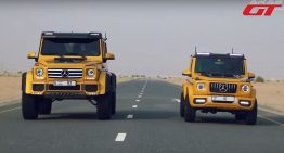 Fake Mercedes-AMG G63 4×4 Squared fights the real deal