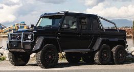 Hammer under hammer. A Mercedes-Benz G 63 AMG 6×6 is for sale