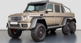 An extravagant Mercedes-Benz G63 AMG 6×6 is for sale