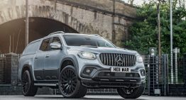 Mercedes-Benz X-Class sports license plates that cost a fortune