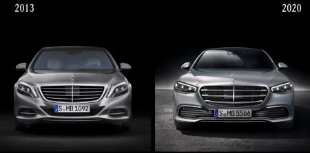 Mercedes-Benz S-Class former and new generation (1)