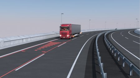 The innovative feature that the Mercedes-Benz trucks receive