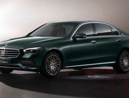 Mercedes-Benz at the Shanghai Motor Show. The long-wheelbase C-Class makes its debut