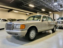 Impeccable 1985 Mercedes-Benz S-Class W126, for sale in the U.S.