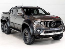 A one-off Mercedes X-Class 6×6 sold