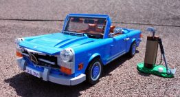 LEGO 1969 Mercedes-Benz 280 SL looks ready for a coast ride