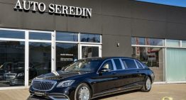 A very rare armored Mercedes-Maybach S 650 Pullman for sale for almost 2 million euros