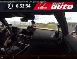 Sport Auto Magazine set a new record at the Nurburgring with Mercedes-AMG GT Black Series: 6:52.54 min (video)