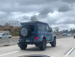 Just seen in California. Mercedes-Benz G500 4×4² is extravagance on wheels