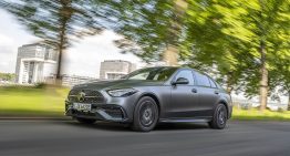 The new Mercedes C 300 e Plug-In Hybrid sedan and estate