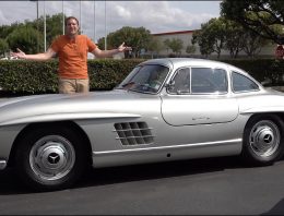 Doug DeMuro test-drives the iconic Mercedes-Benz 300 SL Gullwing