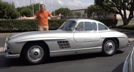 Doug DeMuro test-drives the iconic Mercedes-Benz 300 SL Gullwing