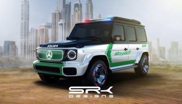 Mercedes EQG wears Dubai Police livery to fight digital crime