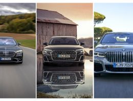 The new Mercedes S 580e 4Matic vs BMW 745 Le xDrive, Audi A8 50 TFSIe quattro