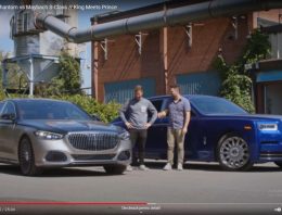 Rolls-Royce Phantom vs Mercedes-Maybach S-Class comparative test by Throttle Channel (video)