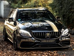 Mercedes-AMG C 63 S by Manhart is a 700-horsepower family car