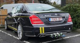 Bizarre Mercedes-Benz S-Class with a boot lid too small for all the names it’s got