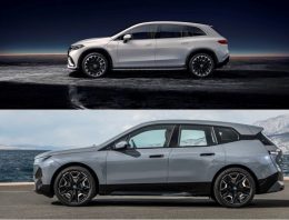 First static comparison: Mercedes EQS SUV vs BMW iX