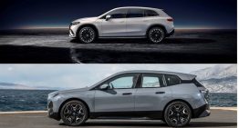 First static comparison: Mercedes EQS SUV vs BMW iX