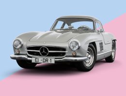 Mercedes 300 SL Used as Template by Andy Warhol Was Restored by Brabus