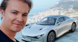 Former F1 Champion Nico Rosberg Meets the Mercedes EQXX in Monaco, Is Not Allowed To Drive It