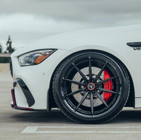 It's All in the Contrast, White Mercedes-AMG GT 63 With Black Wheels Proves (2)