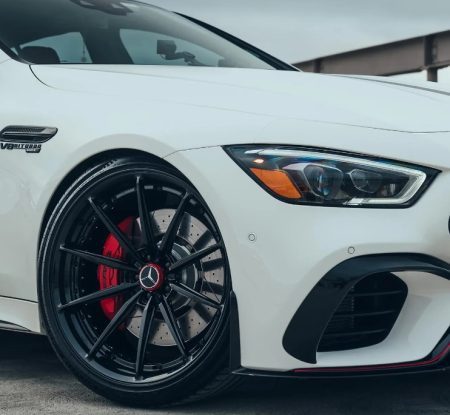 It's All in the Contrast, White Mercedes-AMG GT 63 With Black Wheels Proves (3)