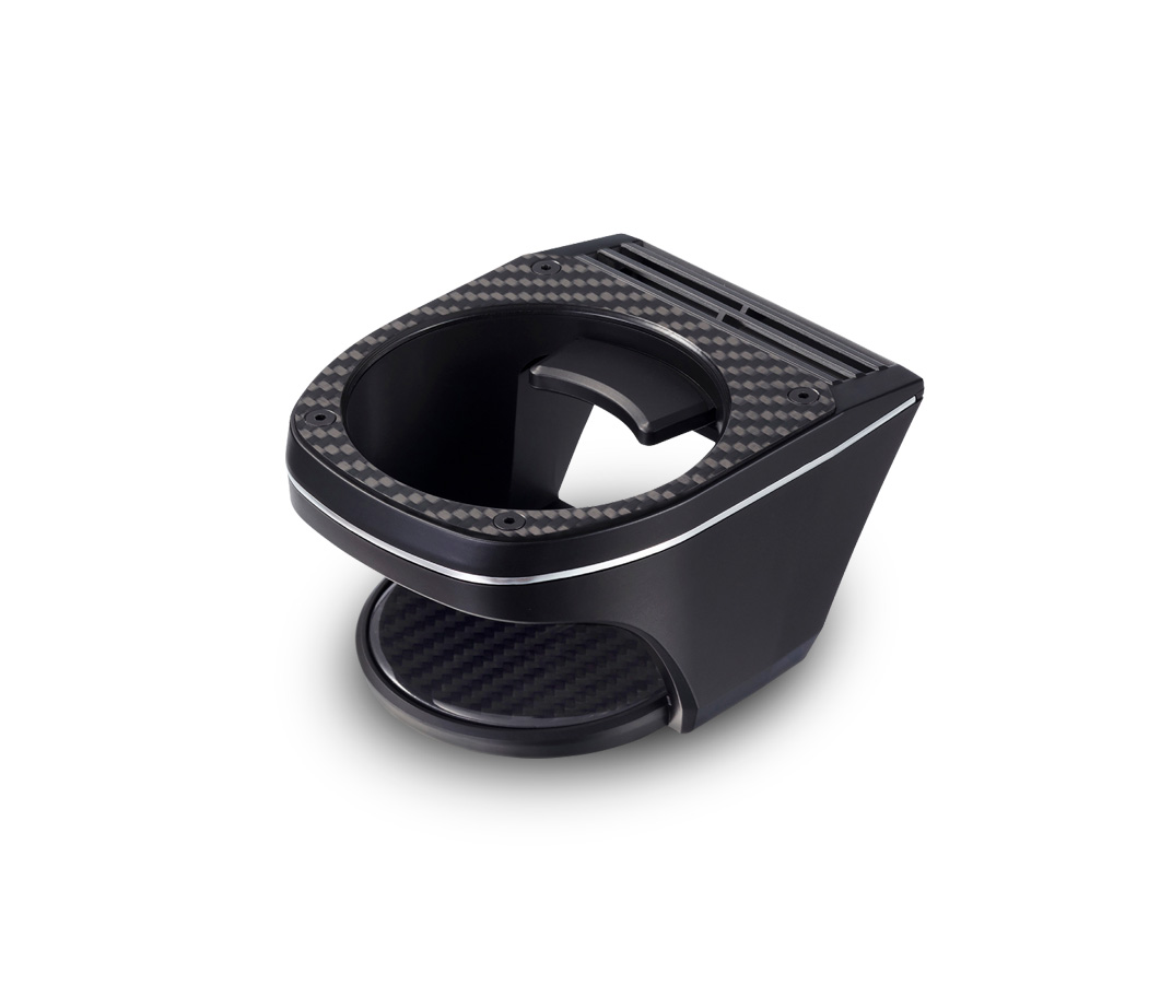 Mercedes carbon fiber cup holder