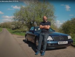 Chris Harris on his Mercedes SL 500 R129