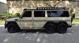 Auction House Sells Insane Mercedes-Benz G550 Six-Wheeler