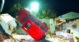 Stupid Stunt! YouTuber Drops Mercedes-AMG G 63 Through the Roof of a Shed, He’s on Board