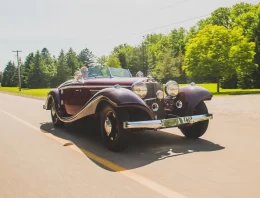 One of the Three Surviving Long-Tail, Covered-Spare Mercedes 540 K Special Roadster for Sale at Auction