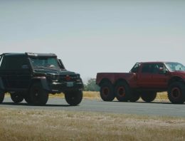 Beasts Go Hunting – MegaRaptor 6×6 vs Mercedes-Benz G 63 6×6 by Brabus