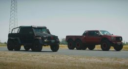 Beasts Go Hunting – MegaRaptor 6×6 vs Mercedes-Benz G 63 6×6 by Brabus