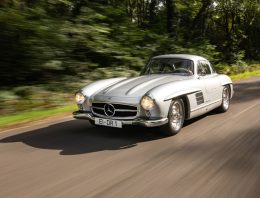 The Brabus-Restored Andy Warhol Mercedes-Benz 300 SL Gullwing Heads to Auction