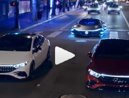 Mercedes Vision ATVR on Hollywood Boulevard in L.A. 2 days before Avatar 2 World premiere