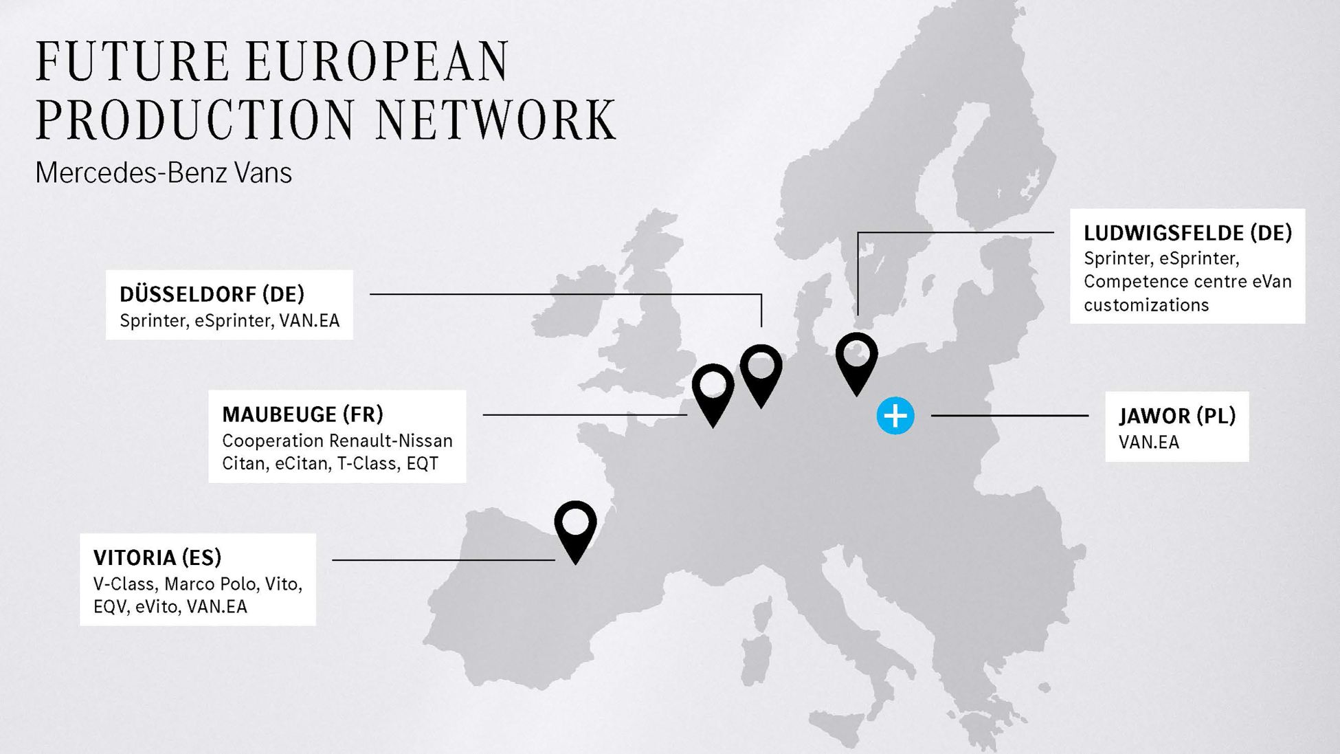 mercedes Commercial plants network including Jawor