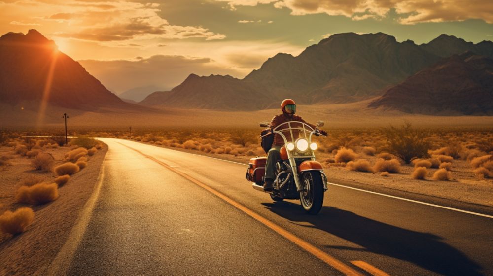 From Tampa to Las vegas with motorcycle