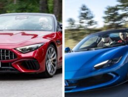 Supercar duel: Mercedes-AMG SL 63 S E Performance vs Ferrari 296 GTS