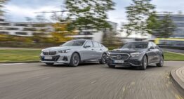 Press review Mercedes E 220 d 4Matic vs BMW 520d xDrive by auto motor und sport